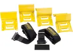Wheel cable/anchoring straps - yellow - Moose