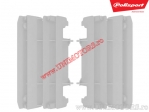 White radiator guards Yamaha YZ 125 / YZ 250 2T ('06-'19) - Polisport