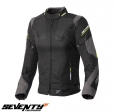 Women's Racing Seventy Summer/Winter Jacket SD-JR71 Model Color: Black/Fluorescent Yellow