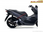 Zwarte uitlaatsysteem RX (3218199) - Honda PCX 125i H2O 4T E4 ('18-'20) / PCX 150i H2O 4T E4 ('18-'20) - Malossi