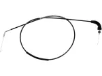 Zwarte vinyl gashendel kabel - Zwart - Standaard - 06500117
