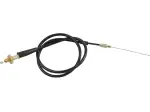 Zwarte vinyl gashendel kabel - Zwart - Standaard - 06501171