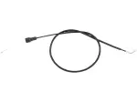 Zwarte vinyl gaskabel - Zwart - Standaard - K281502Q